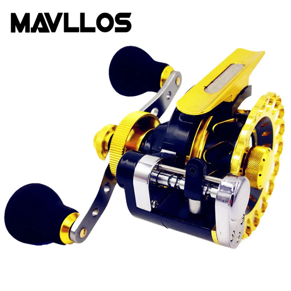 Mavllos Aluminum Spool Trolling Raft Reel 9 Bearings Speed Ratio 2.6:1 Left Right Hand Saltwater Fly Fishing Reel
Mavllos Aluminum Spool Trolling Raft Reel 9 Bearings Speed Ratio 2.6:1 Left Right Hand Saltwater Fly Fishing Reel