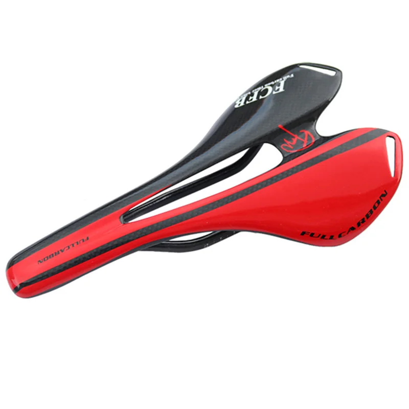 FCFB Unisex MTB Mountain Cycling Bike Seat Carbon Fiber Road Saddle Soft Cushion Pad Comfort For Bicycle Parts | Спорт и развлечения