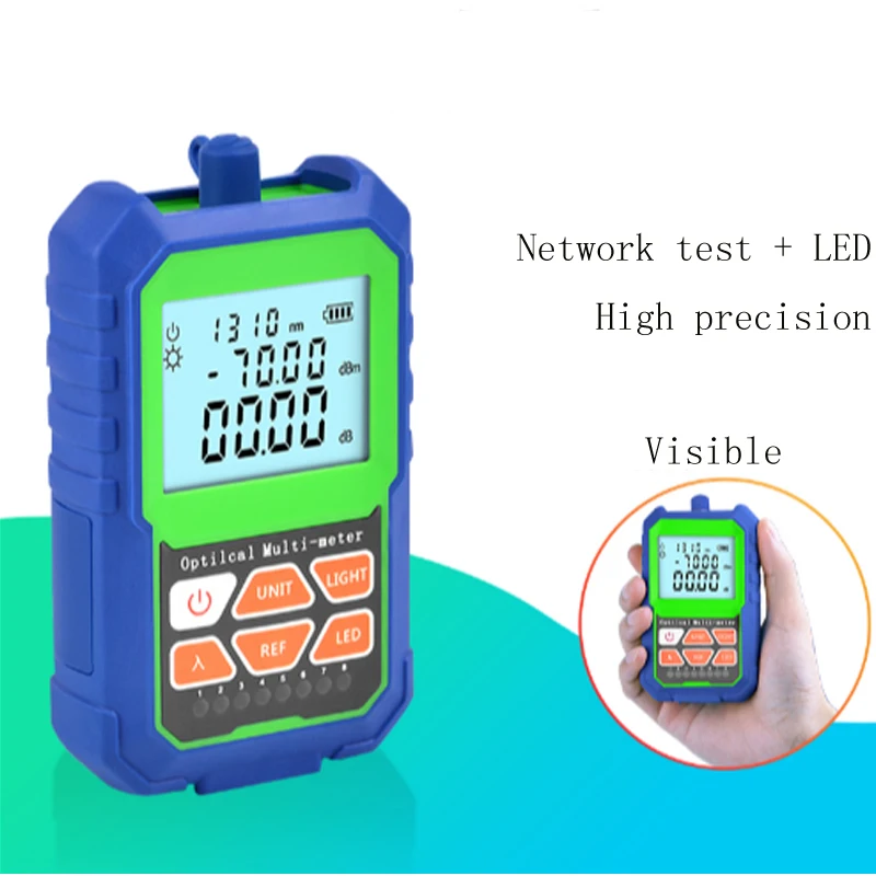 High-precision optical power meter mini fiber tester light decay power tester network cable tester battery type A-70~+3
High-precision optical power meter mini fiber tester light decay power tester network cable tester battery type A-70~+3