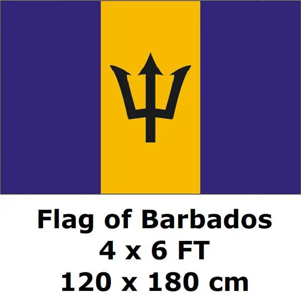 Barbados Flag 120 x 180 cm 100D Polyester Barbadian Flags And Banners National Flag Country Banner
Barbados Flag 120 x 180 cm 100D Polyester Barbadian Flags And Banners National Flag Country Banner