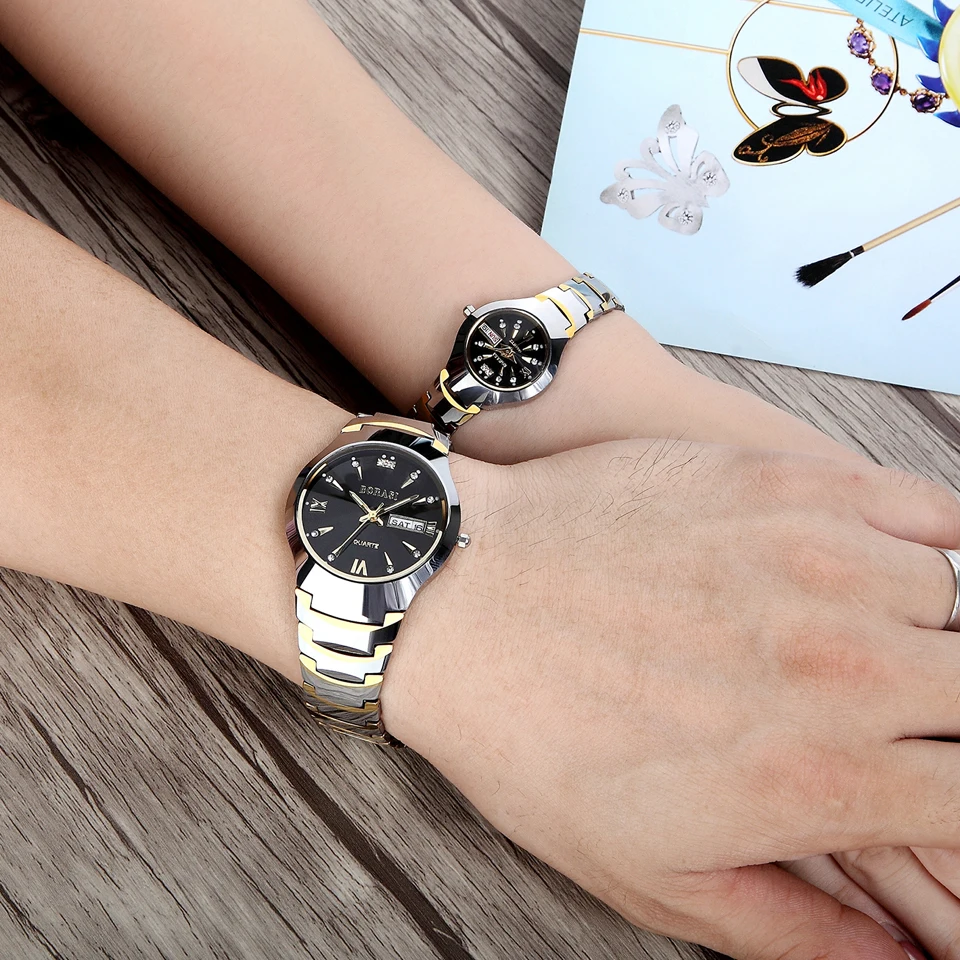 Top Quality Tungsten Watch For Women Gold Silver Color Waterproof Date And Week Quartz Luxury Lady Watch suit for Small Wrist
Top Quality Tungsten Watch For Women Gold Silver Color Waterproof Date And Week Quartz Luxury Lady Watch suit for Small Wrist