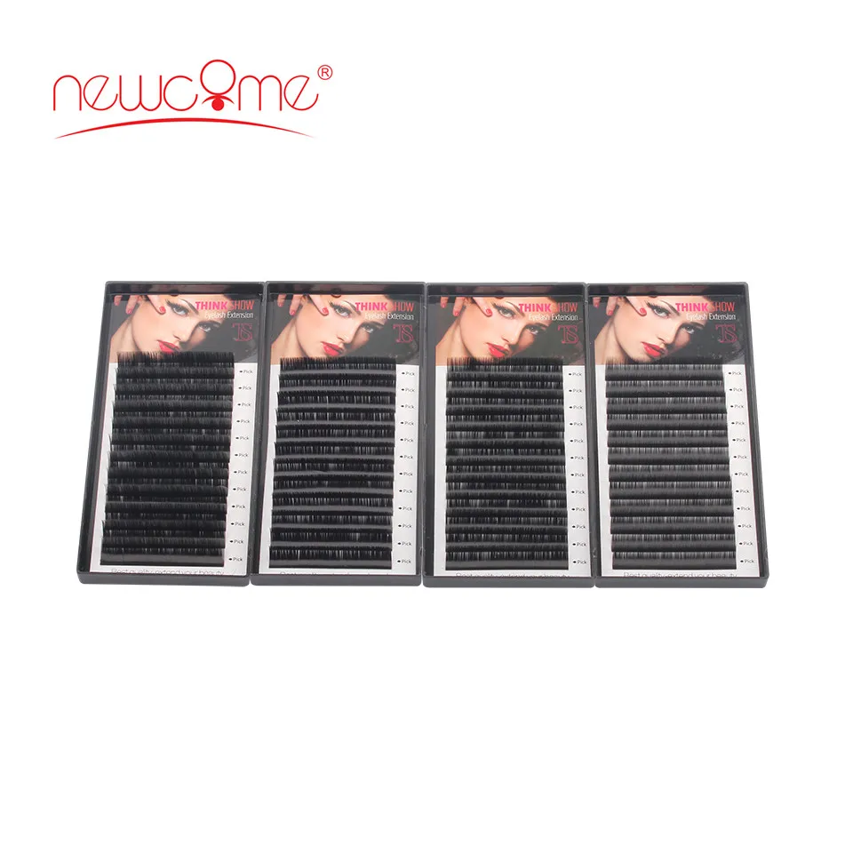 NEWCOME 4 Trays 3D Individual Eyelash Extension Natural Fake False Eyelash Extension Handmade Eyelashes Makeup Professional
NEWCOME 4 Trays 3D Individual Eyelash Extension Natural Fake False Eyelash Extension Handmade Eyelashes Makeup Professional