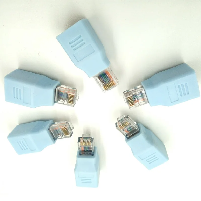 Кросс RJ45 CAT5 CAT5E сетевой Ethernet соединитель папа мама кабель кросс адаптер Новый