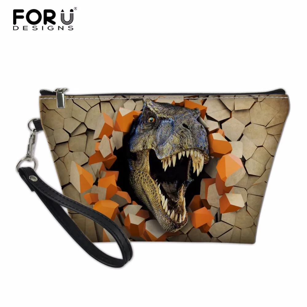 FORUDESIGNS Dinosaur Print Cosmetic Bag PU Leather Make Up Bag Travel Women Makeup Bag Toiletry Kits Necessaire Cosmetics Bag
FORUDESIGNS Dinosaur Print Cosmetic Bag PU Leather Make Up Bag Travel Women Makeup Bag Toiletry Kits Necessaire Cosmetics Bag