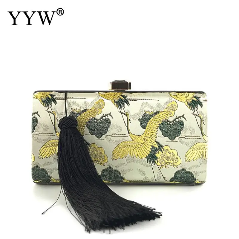 Vintage Tassels Embroidery Clutch Diamonds Women Evening Bags Chain Shoulder Purse Evening Bag For New Fashion Clutches
Vintage Tassels Embroidery Clutch Diamonds Women Evening Bags Chain Shoulder Purse Evening Bag For New Fashion Clutches