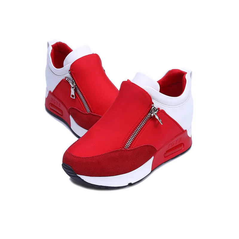New Women Casual Shoes Height Increasing Zipper Breathable Women Walking Flats Trainers Shoes Autumn Platform 35-42
New Women Casual Shoes Height Increasing Zipper Breathable Women Walking Flats Trainers Shoes Autumn Platform 35-42
