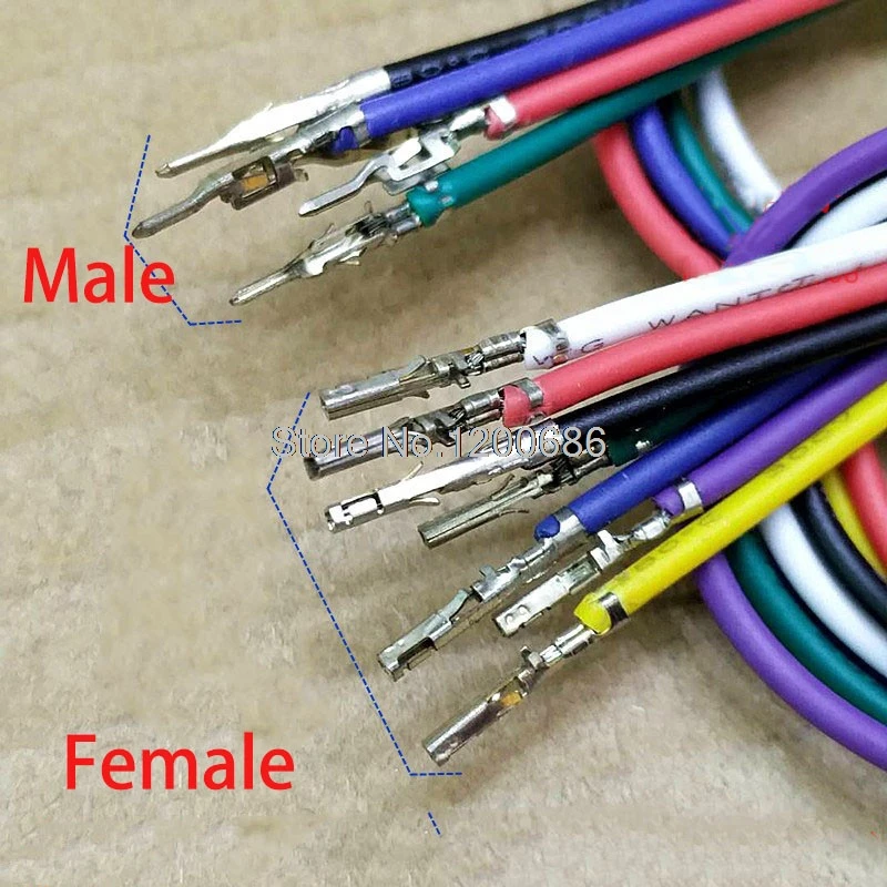 20 см 30 20AWG мужской и женский медный обжимной разъем MicroFit 3 0 43030 изготовление на