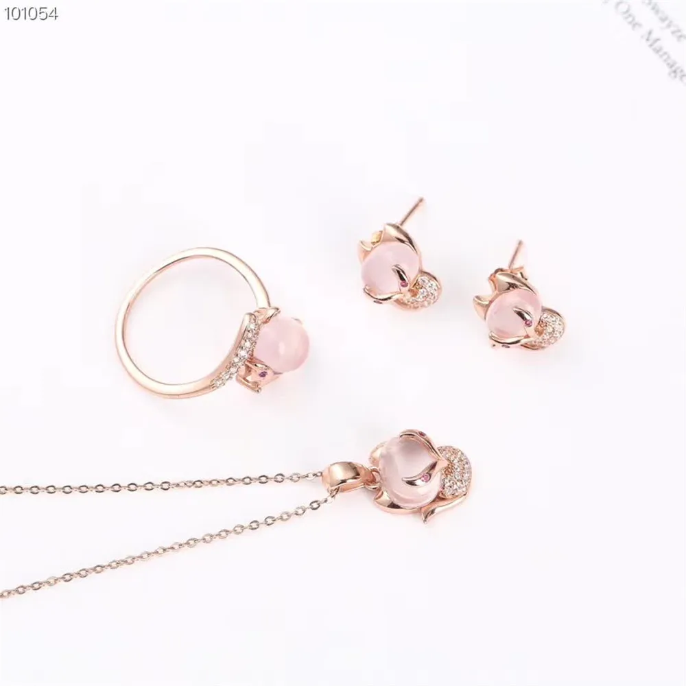 wholesale SGARIT brand fashion animal cute rose gold 925 sterling silver natural quartz pink crystal ring earring jewelry set
wholesale SGARIT brand fashion animal cute rose gold 925 sterling silver natural quartz pink crystal ring earring jewelry set