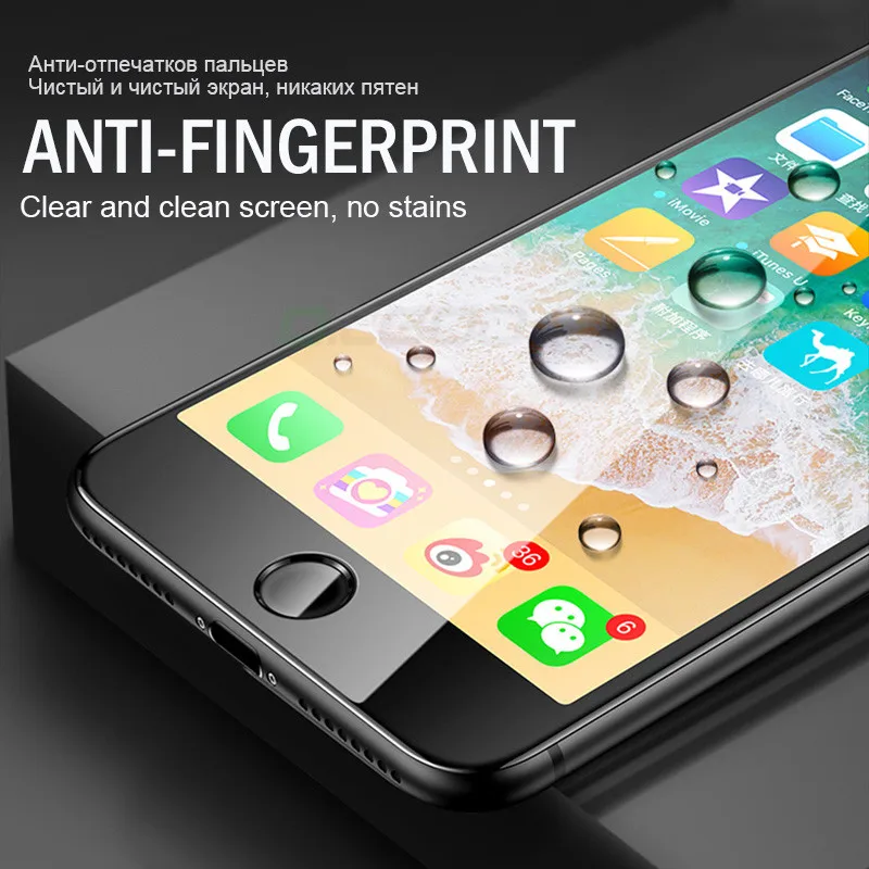OICGOO 5D полное покрытие закаленное стекло для iPhone 8 7 6 6S Plus Защитная пленка экрана