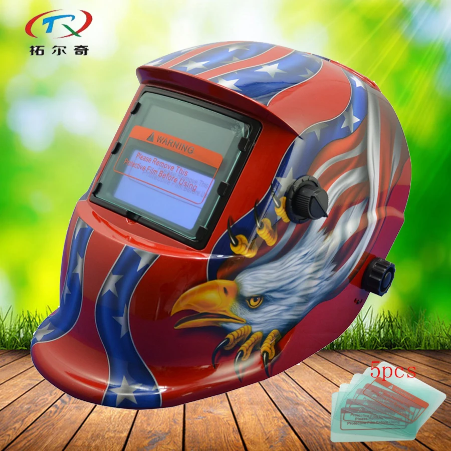 Сварочная маска eagle, красного, синего цвета, с автоматическим затемнением, маска сварщика, шлифовальный Регулируемый стеклянный протектор, ...
Сварочная маска eagle, красного, синего цвета, с автоматическим затемнением, маска сварщика, шлифовальный Регулируемый стеклянный протектор, ...
