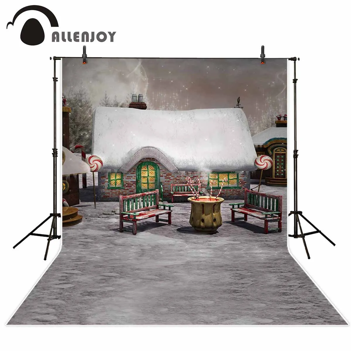Allenjoy background for photo studio christmas village snow house candy backdrop photography photocall photoshoot prop
Allenjoy background for photo studio christmas village snow house candy backdrop photography photocall photoshoot prop
