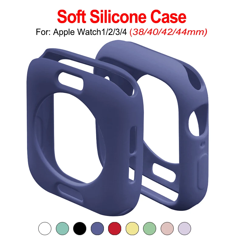 Candy Colors Soft Silicone Case for Apple Watch 3 2 1 38mm Full Protection Case for Apple Watch 4 42mm Band Accessories
Candy Colors Soft Silicone Case for Apple Watch 3 2 1 38mm Full Protection Case for Apple Watch 4 42mm Band Accessories