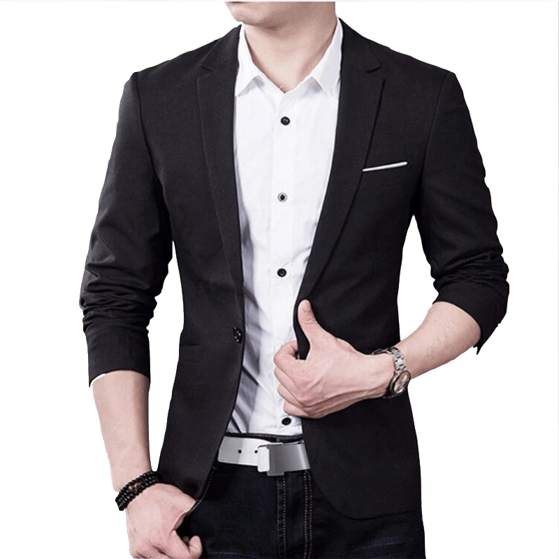 Fashion Brand Mens Blazer British Style Casual Slim Fit Jacket Male Blazers Plus Size 4XL Men Coat Terno Masculino X3
Fashion Brand Mens Blazer British Style Casual Slim Fit Jacket Male Blazers Plus Size 4XL Men Coat Terno Masculino X3