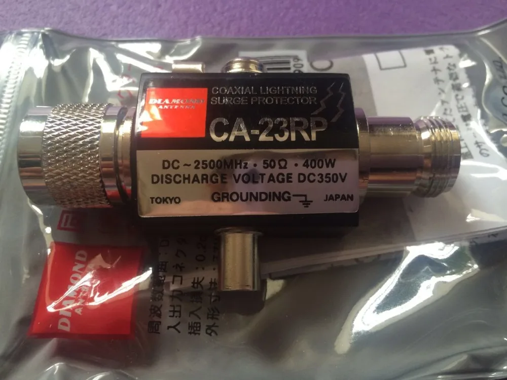 CA-23RP 2,5 GHz 400W коаксиальный lightning Защита от перенапряжения с разъемом M (SO-239)
CA-23RP 2,5 GHz 400W коаксиальный lightning Защита от перенапряжения с разъемом M (SO-239)