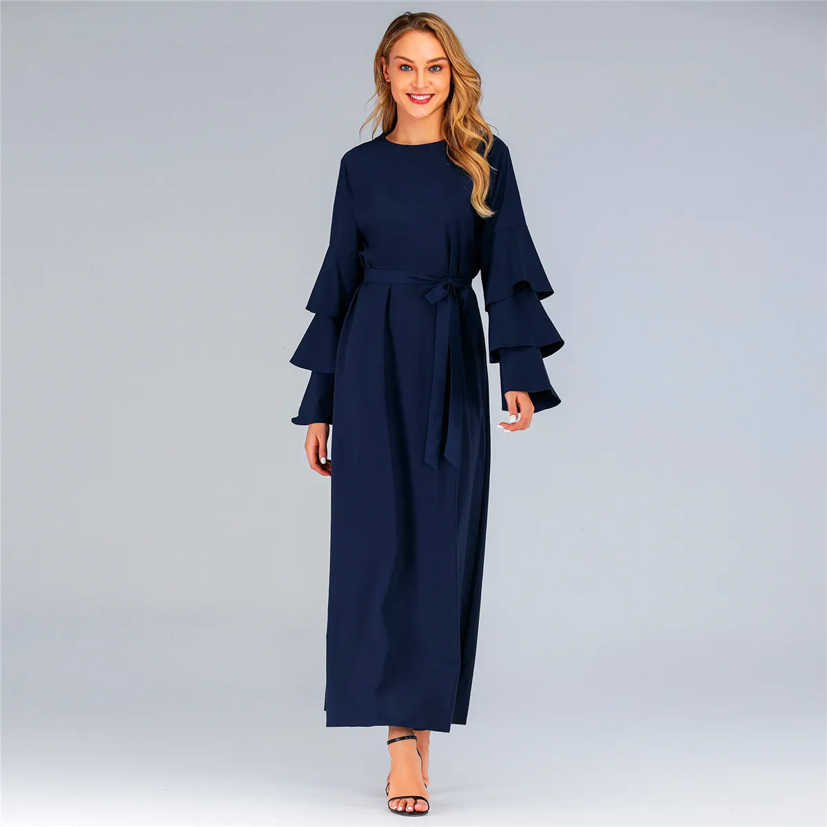 5xl A-line big size maxi dress plus size women winter dress ruffle sleeve casual long dress evening large vestidos robe longue
5xl A-line big size maxi dress plus size women winter dress ruffle sleeve casual long dress evening large vestidos robe longue