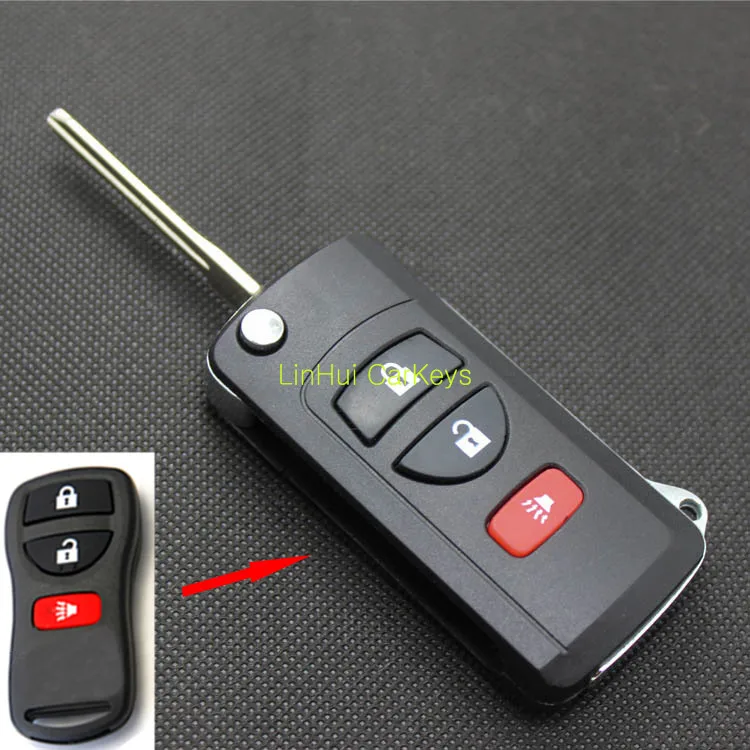 PINECONE for NISSAN Livina X-Trail Gennis Tiida Sylphy 3 Buttons Uncut Blade Modified Remote Blank Keys Type 3
PINECONE for NISSAN Livina X-Trail Gennis Tiida Sylphy 3 Buttons Uncut Blade Modified Remote Blank Keys Type 3