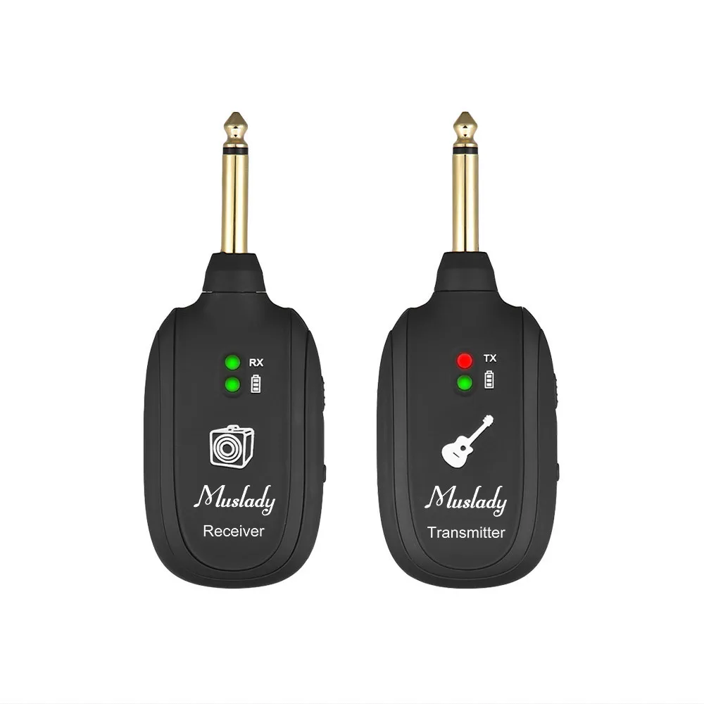 UHF Wireless Guitar Transmitter Receiver System Built-in Rechargeable Battery 50M Transmission Range for Electric Guitar Bass
UHF Wireless Guitar Transmitter Receiver System Built-in Rechargeable Battery 50M Transmission Range for Electric Guitar Bass