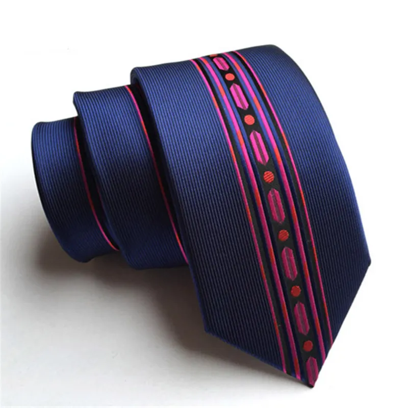 Галстук Мужской Жаккардовый модный платок галстук черного цвета из полиэстера
