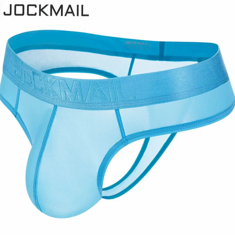 Мужские Трусы-стринги JOCKS шелковое бикини со льдом гей-стринги Мужской бандаж