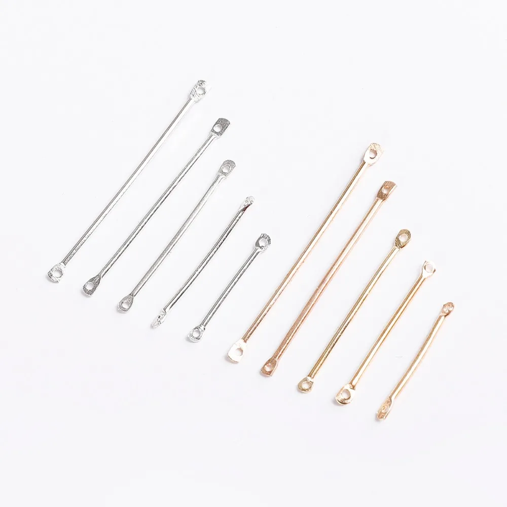 100pieces Gold Rhodium Color Two Hole Connecting Rods Earrings Finding For Korea Minimalist Geometric DIY Handmade Accessories
100pieces Gold Rhodium Color Two Hole Connecting Rods Earrings Finding For Korea Minimalist Geometric DIY Handmade Accessories
