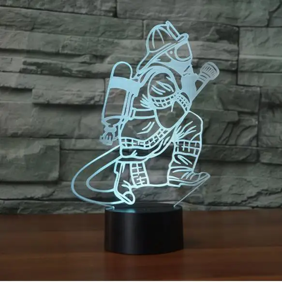 Novelty 3D Lamp Diver Illusion LED USB Lamp Remote Touch 7 Color Changing Table Night Light Bedside Decoration LED Lamp
Novelty 3D Lamp Diver Illusion LED USB Lamp Remote Touch 7 Color Changing Table Night Light Bedside Decoration LED Lamp