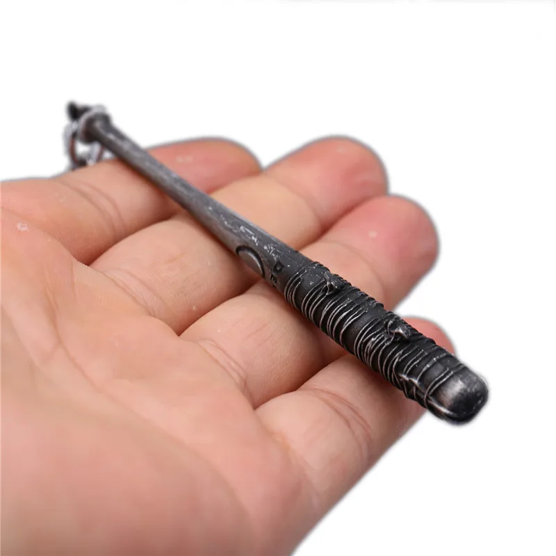 GWTS 12pcs/lot Wholesale Walking Dead Keychain Metal Baseball Bat Ball Ngan Key Ring Holder Men Jewelry Movie Gifts
GWTS 12pcs/lot Wholesale Walking Dead Keychain Metal Baseball Bat Ball Ngan Key Ring Holder Men Jewelry Movie Gifts