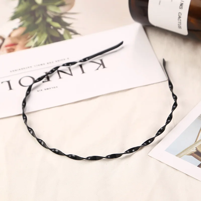 1pc Fashion Unisex Black/golden Wavy Hairband Mens Women Hair Head Hoop Bands Accessories Sport Headband Headdress Styling Tools
1pc Fashion Unisex Black/golden Wavy Hairband Mens Women Hair Head Hoop Bands Accessories Sport Headband Headdress Styling Tools