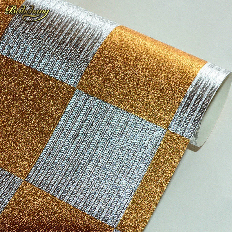 beibehang The new large gold mosaic squares reflective wallpaper KTV club stage background black blue aisle papel de parede
beibehang The new large gold mosaic squares reflective wallpaper KTV club stage background black blue aisle papel de parede