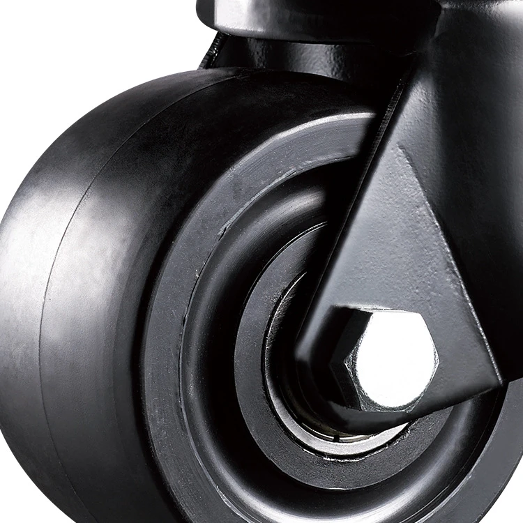 3 inch Low gravity double ball bearing nylon plate activity caster