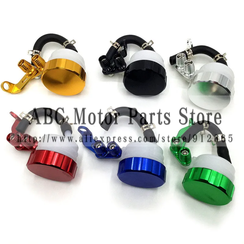 Motorcycle brake oiler oil cup oil bottle general aluminum alloy CNC Front Brake Fluid Reservoir Clutch Tank Oil Fluid Cup
Motorcycle brake oiler oil cup oil bottle general aluminum alloy CNC Front Brake Fluid Reservoir Clutch Tank Oil Fluid Cup