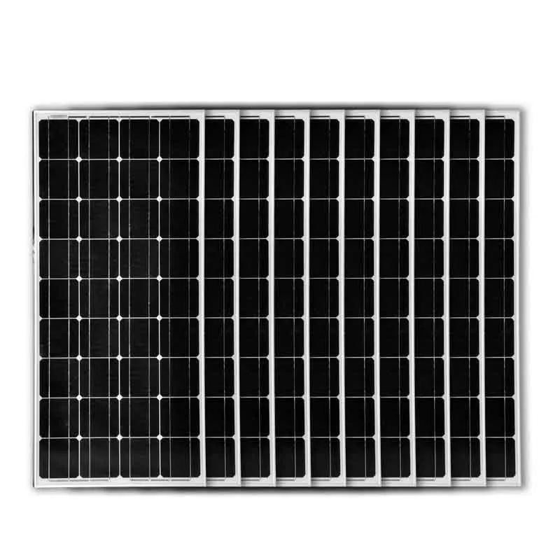 Panel Solar 12v 100w 10 Pcs Zonnepanelen 1000 w 220v Solar Battery Charger Solar Home System Caravan Rv Autocaravana Motorhome
Panel Solar 12v 100w 10 Pcs Zonnepanelen 1000 w 220v Solar Battery Charger Solar Home System Caravan Rv Autocaravana Motorhome