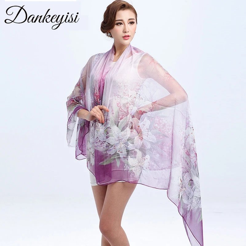 DANKEYISI Designer 100% Silk Scarf Women Scarf Luxury Brand Women Floral Fashion Beach Scarf Shawl 175*110cm Free Shipping
DANKEYISI Designer 100% Silk Scarf Women Scarf Luxury Brand Women Floral Fashion Beach Scarf Shawl 175*110cm Free Shipping