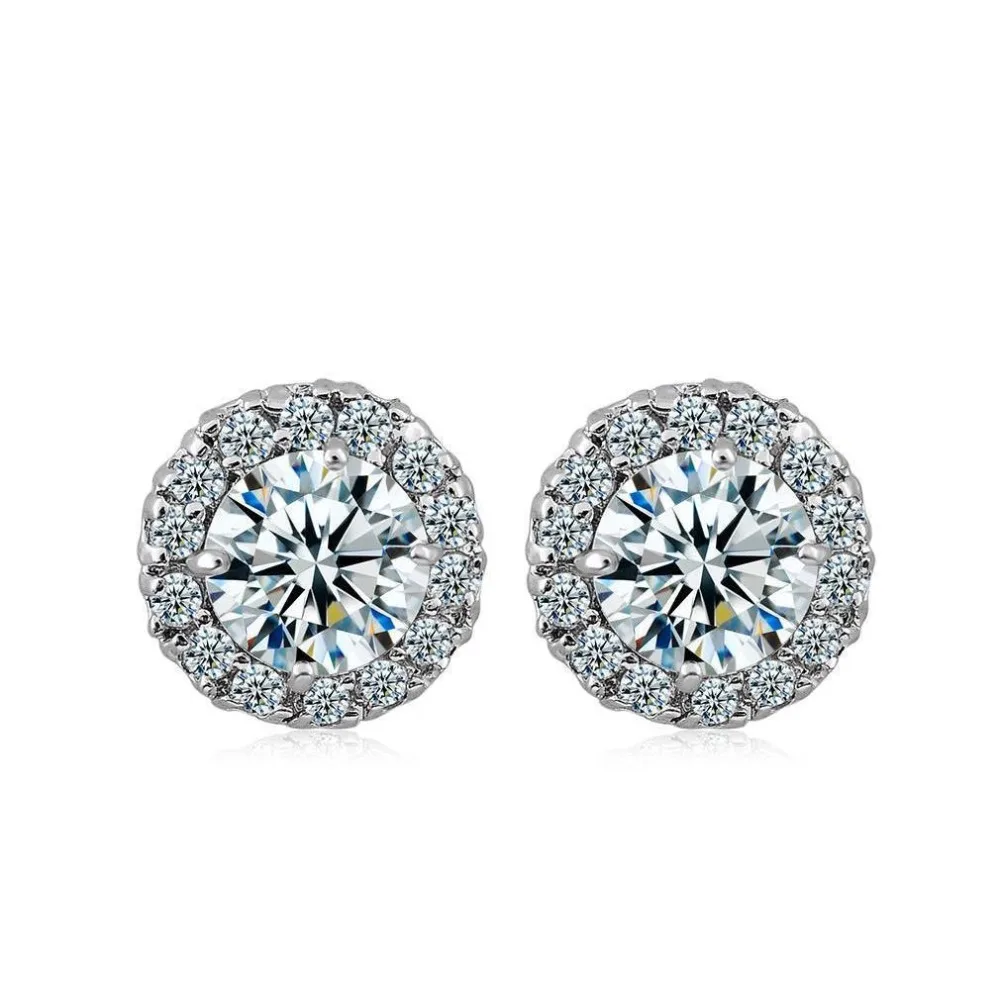 Classic High-end Accessories Covered With Zirconia Sparking Elegant Ultra Ear Accessories Anti-allergic Stud Earring Jewely
Classic High-end Accessories Covered With Zirconia Sparking Elegant Ultra Ear Accessories Anti-allergic Stud Earring Jewely