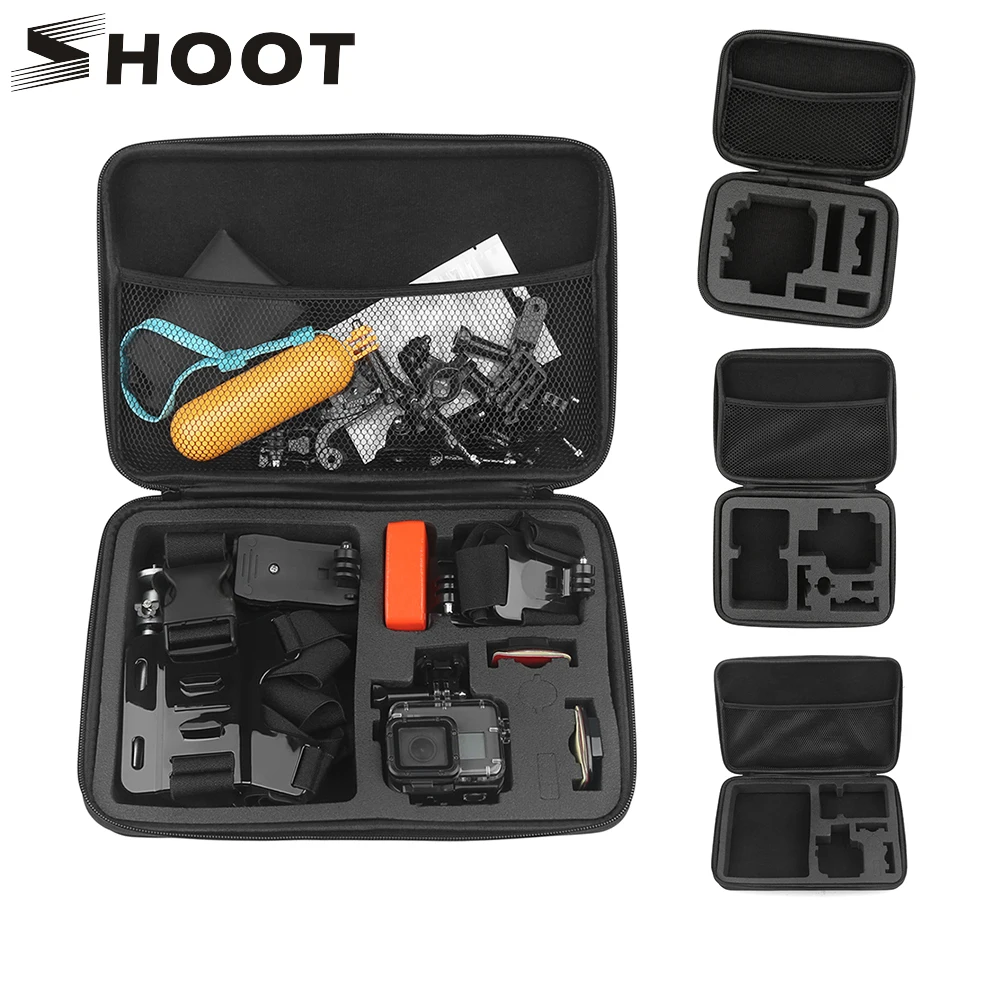 SHOOT Portable Eva Collection Case Box for GoPro Hero 10 9 8 7 Black Yi 4K SJCAM Sj8 pro M20 Dji Insta360 One r Camera Accessory
SHOOT Portable Eva Collection Case Box for GoPro Hero 10 9 8 7 Black Yi 4K SJCAM Sj8 pro M20 Dji Insta360 One r Camera Accessory