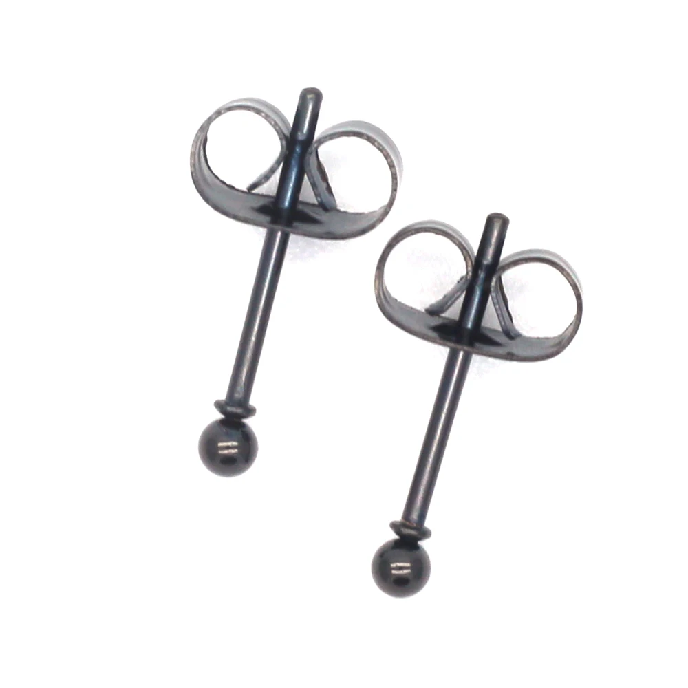 Black Small Balls 2mm to 8mm Stud Earrings 316l Stainless Steel IP Plating No Fade Allergy Free
Black Small Balls 2mm to 8mm Stud Earrings 316l Stainless Steel IP Plating No Fade Allergy Free