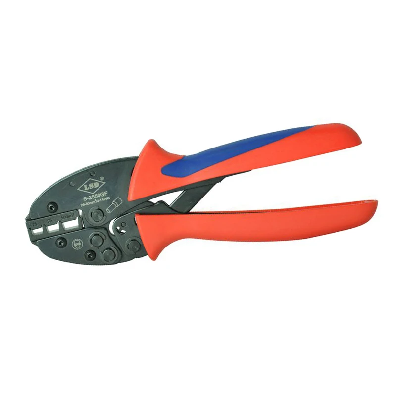 S-2550GF High Quality Hand Crimping Tools for crimping wire-end ferrules 25,35,50mm2 4-1AWG Ratchet Pliers
S-2550GF High Quality Hand Crimping Tools for crimping wire-end ferrules 25,35,50mm2 4-1AWG Ratchet Pliers
