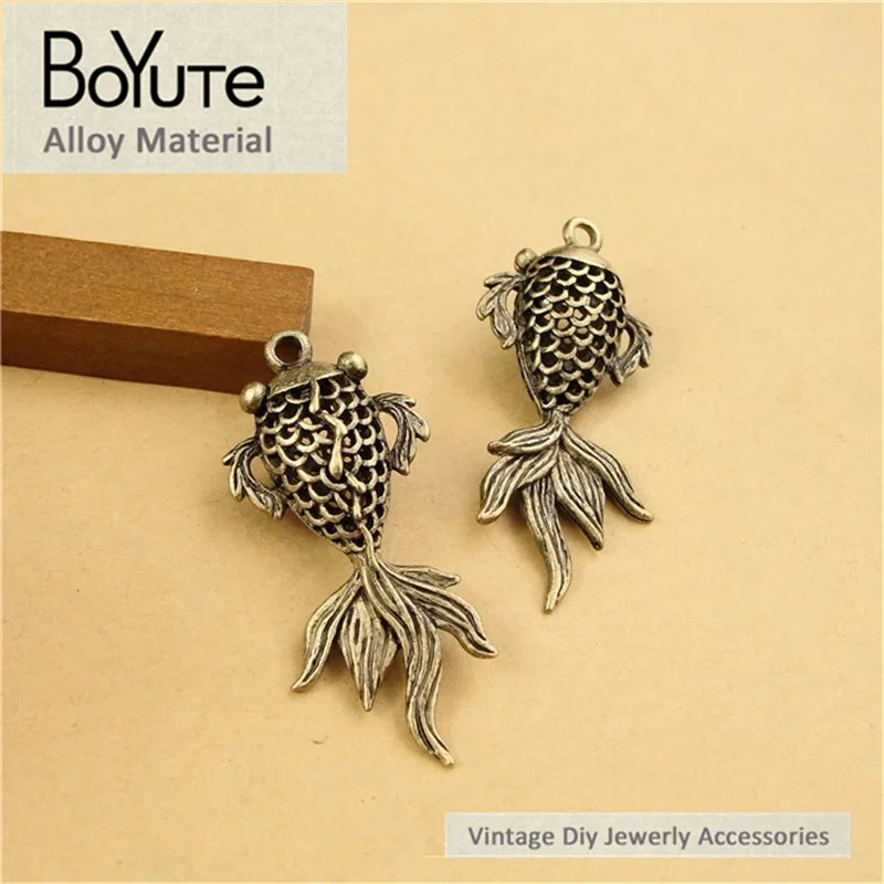 BoYuTe (20 Pieces /lot) 23*47*10MM Vintage Style Metal Fish Pendant Antique Bronze Plated Zinc Alloy Fish Jewelry Diy Handmade
BoYuTe (20 Pieces /lot) 23*47*10MM Vintage Style Metal Fish Pendant Antique Bronze Plated Zinc Alloy Fish Jewelry Diy Handmade
