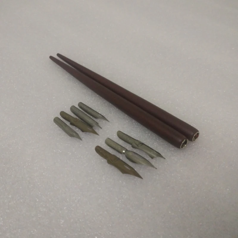 Antique Wooden Gothic Dip Pen Set with 2 pens 7 Nibs Handwriting Calligraphy Copperplate Pen Set Cartoon Pen Set
Antique Wooden Gothic Dip Pen Set with 2 pens 7 Nibs Handwriting Calligraphy Copperplate Pen Set Cartoon Pen Set