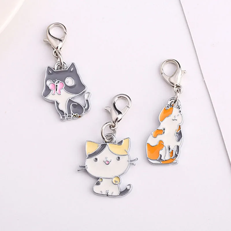 Flyingforest 5pcs/lot New Cute Cat Zinc Alloy Jewellery Bag Charm Fashion Animal Jewellery Key Chains Best gifts for friends
Flyingforest 5pcs/lot New Cute Cat Zinc Alloy Jewellery Bag Charm Fashion Animal Jewellery Key Chains Best gifts for friends
