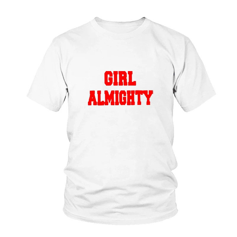 Girl Almighty T-Shirt Women Casual Girl Power Tshirt Tumblr Cotton Short Sleeve Feminism T Shirt Funny Tumblr Graphic Female Top
Girl Almighty T-Shirt Women Casual Girl Power Tshirt Tumblr Cotton Short Sleeve Feminism T Shirt Funny Tumblr Graphic Female Top