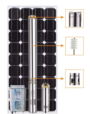 4000W DC Submersible Solar Water Borehole Centrifugal Pump, Solar Pump With MPPT Controller Max. Flow 5000L/h
4000W DC Submersible Solar Water Borehole Centrifugal Pump, Solar Pump With MPPT Controller Max. Flow 5000L/h