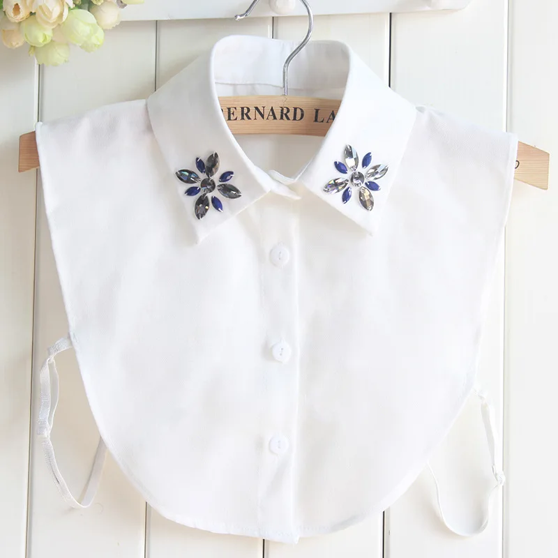 Crystal Diamonds Women Fake Collars Faux Cols blouse Kraagie Nep half shirt Adjusted Spring Dickey collars accessory Camisas
Crystal Diamonds Women Fake Collars Faux Cols blouse Kraagie Nep half shirt Adjusted Spring Dickey collars accessory Camisas