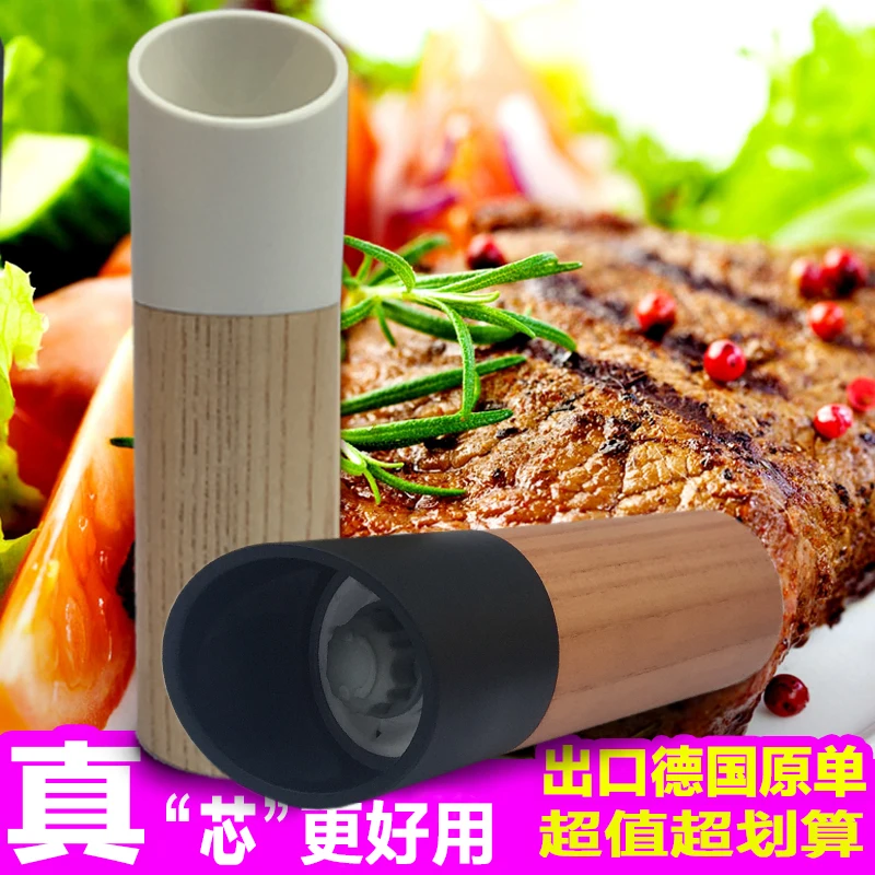 Wooden Salt &1 PCS Pepper Grinders Salt And Pepper & Spice Grinders Mills Manual Pepper Mill Creative Kitchen Tools
Wooden Salt &1 PCS Pepper Grinders Salt And Pepper & Spice Grinders Mills Manual Pepper Mill Creative Kitchen Tools