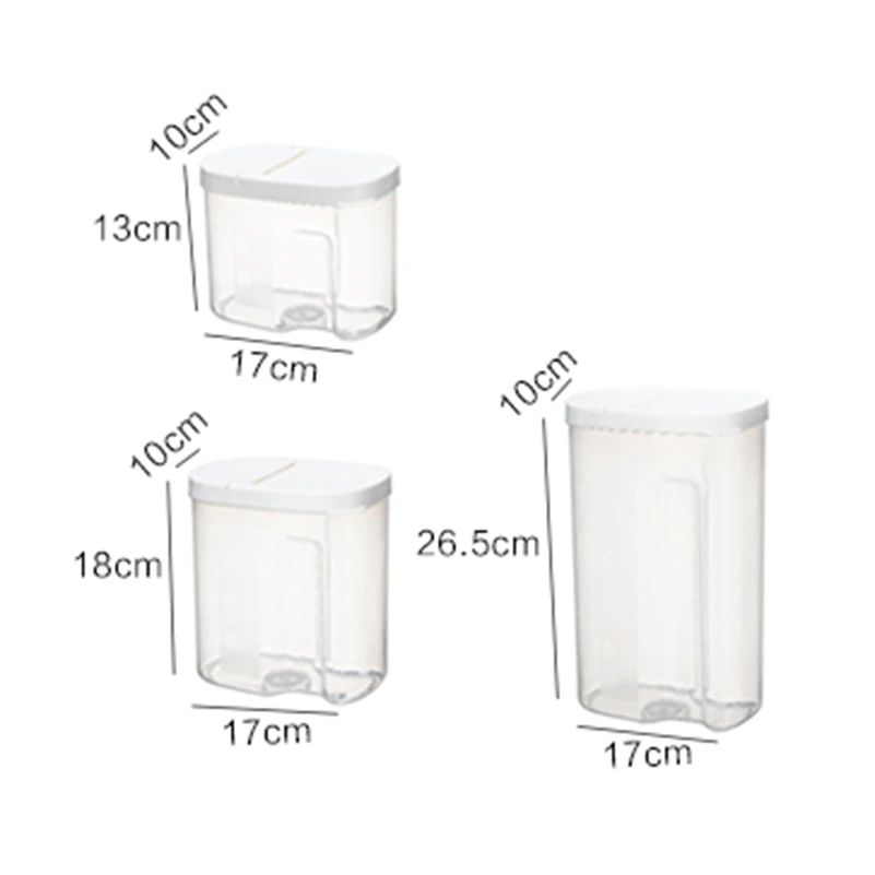 JiangChaoBo Kitchen Grain Storage Tank Transparent Cover Plastic Sealed Tank Food Moisture Storage Tank Household Storage Tank
JiangChaoBo Kitchen Grain Storage Tank Transparent Cover Plastic Sealed Tank Food Moisture Storage Tank Household Storage Tank