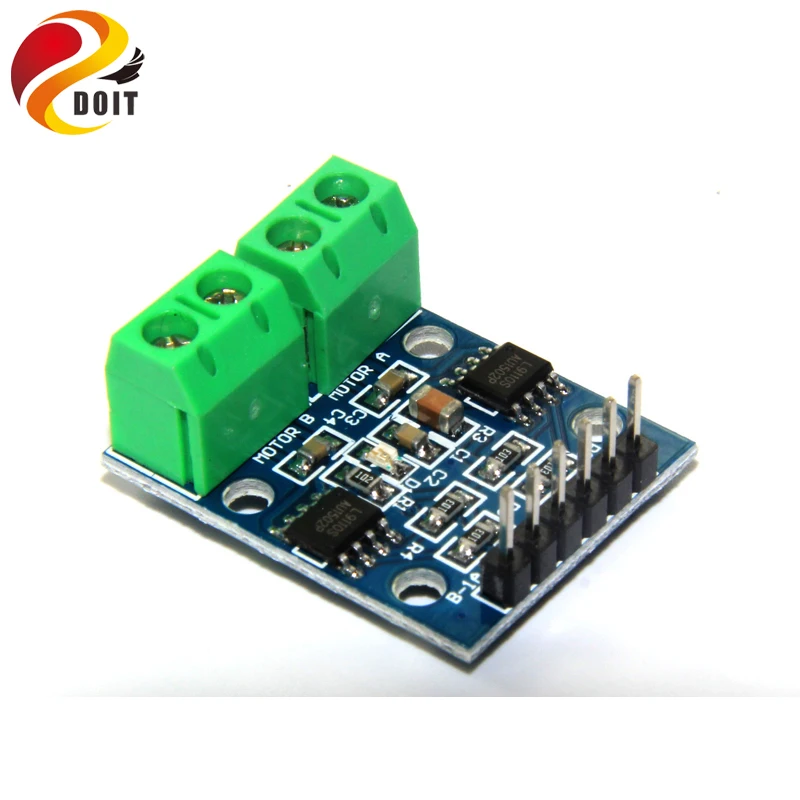 DOIT L9110S L9110 Two Motor Driven Module L9110S DC Stepper Motor Driver Board H Bridge L9110 diy rc toy smart car
DOIT L9110S L9110 Two Motor Driven Module L9110S DC Stepper Motor Driver Board H Bridge L9110 diy rc toy smart car