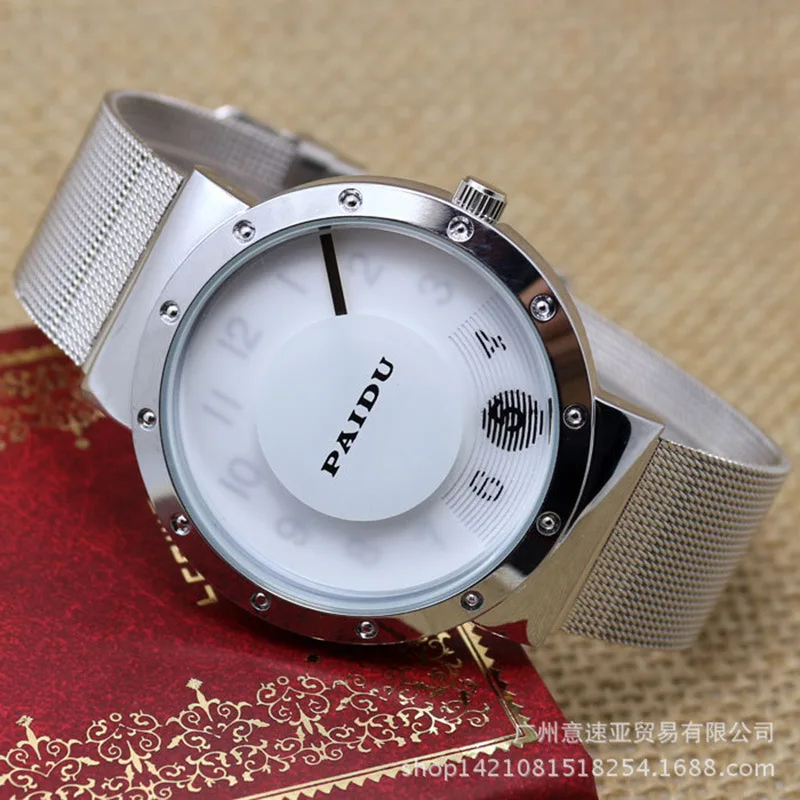 2023 New Brand Famous Silver Disk Pointer Casual Quartz Watch Women Metal Mesh Watches Relogio Feminino Unisex Clock Black Hot
2023 New Brand Famous Silver Disk Pointer Casual Quartz Watch Women Metal Mesh Watches Relogio Feminino Unisex Clock Black Hot