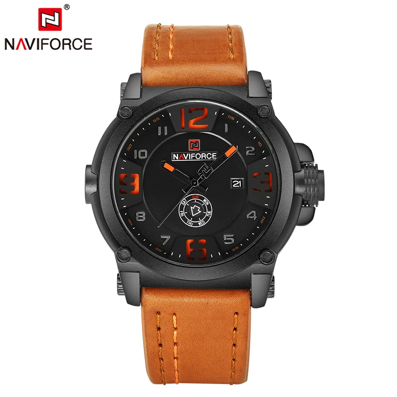 NAVIFORCE новые мужские часы роскошные оригинальные брендовые военные спортивные