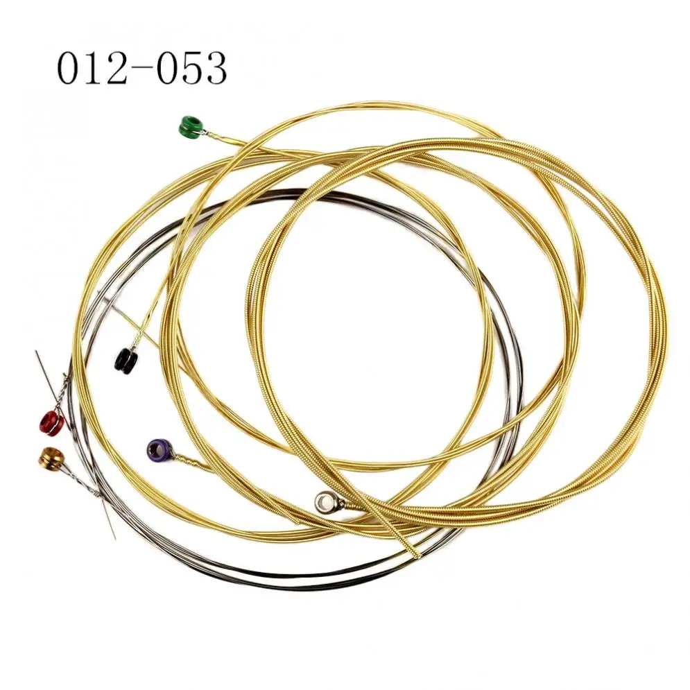 

6Pcs/lot Super antioxidant Acoustic Guitar String 012-053 Phosphor Bronze Strings Nickel Full Bright Tone& Medium