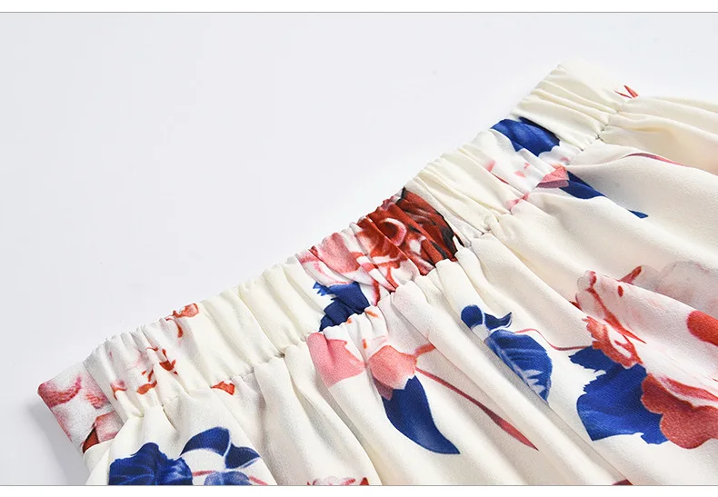 2 Piece Set Women Summer Sexy Shoulder-hanging Sleeveless Printed Chiffon Skirt and Short Pants Suit Club Outfits
2 Piece Set Women Summer Sexy Shoulder-hanging Sleeveless Printed Chiffon Skirt and Short Pants Suit Club Outfits