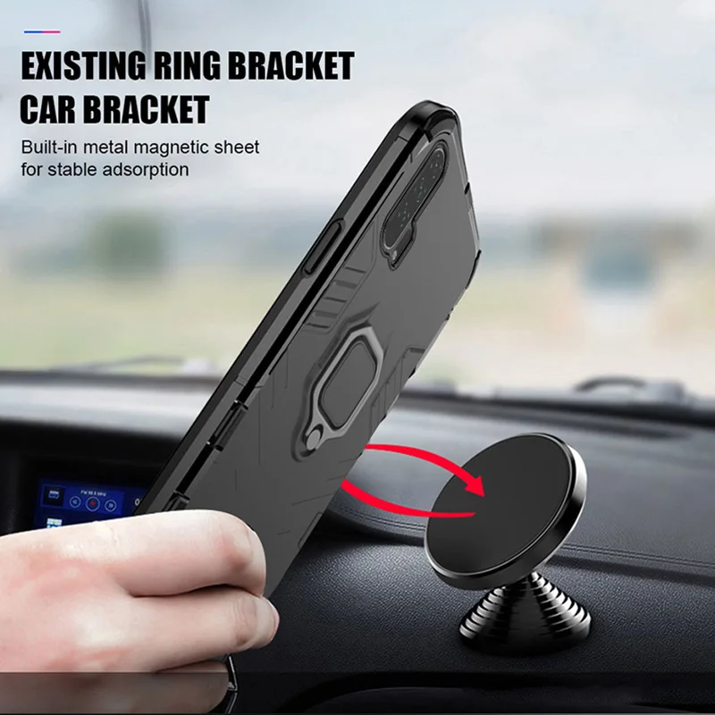 honor 20 Case For Huawei Honor case Armor Ring Magnetic Car Hold Shockproof Bumper Phone Cover 20S PRO | Мобильные телефоны и